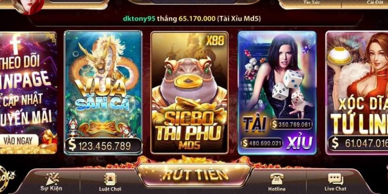 Đổi mật khẩu 68 game bài